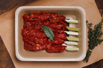Peppered Steak Skewers